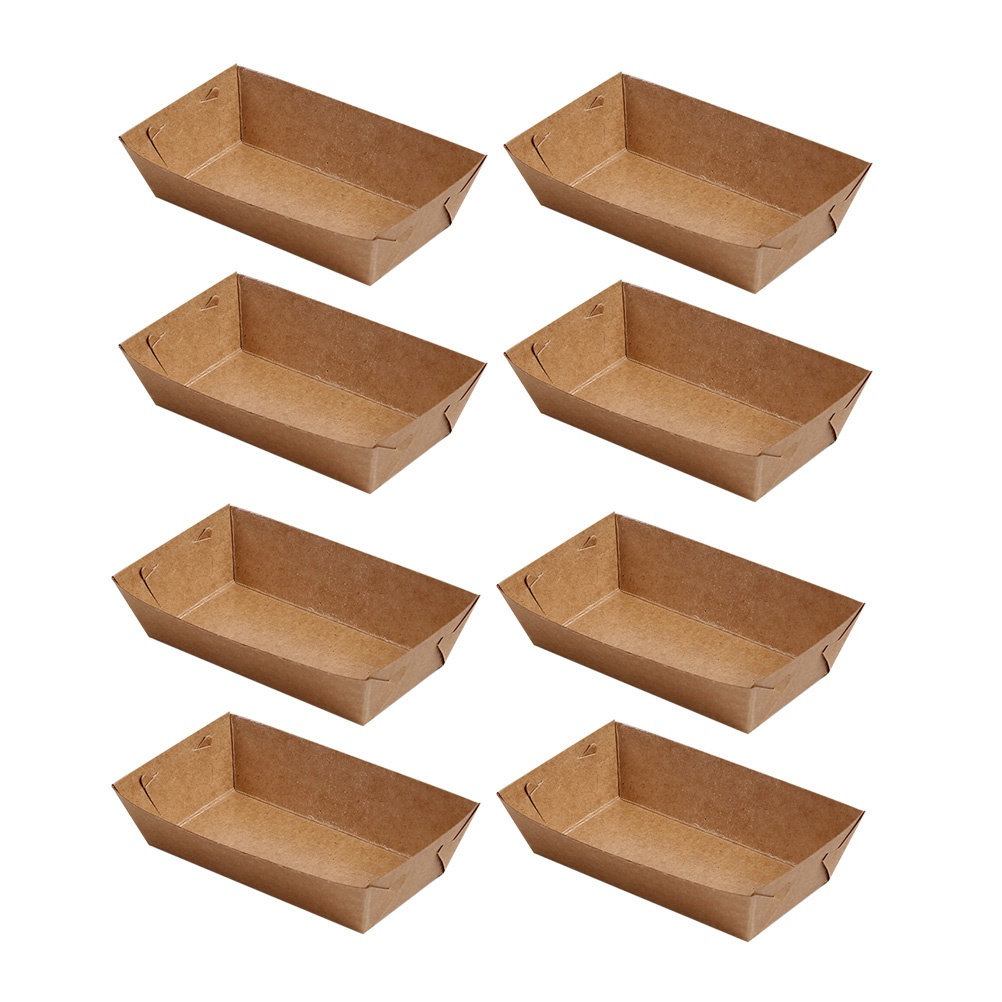 30Pcs Boat Shaped Disposable P - Food Packed Snacks ulasan dan harga