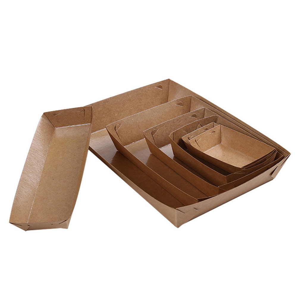 30Pcs Boat Shaped Disposable P - Food Packed Snacks ulasan dan harga