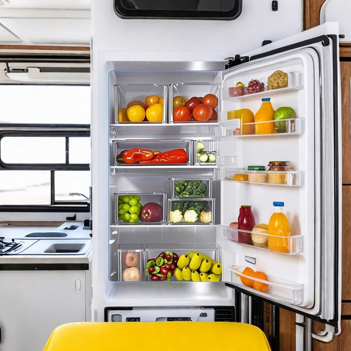 7/14 Pack Stackable Fridge Org - Food Packed Snacks ulasan dan harga