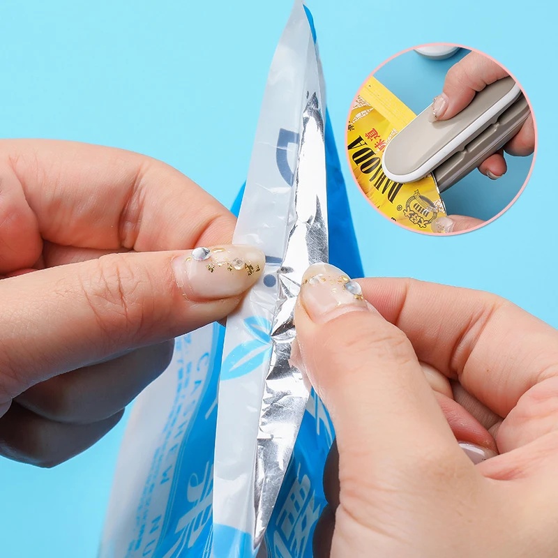 Hand Press Sealing Clip Mini H - Food Packed Snacks ulasan dan harga