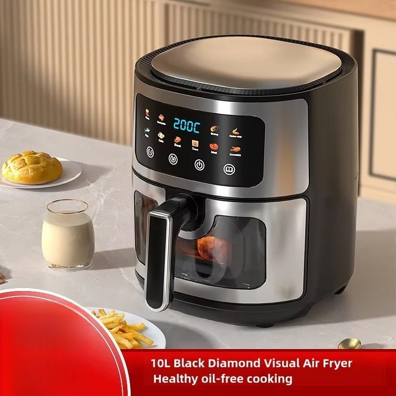 Wholesale 10L Black Air Fryer  - Healthy Snacks Food ulasan dan harga