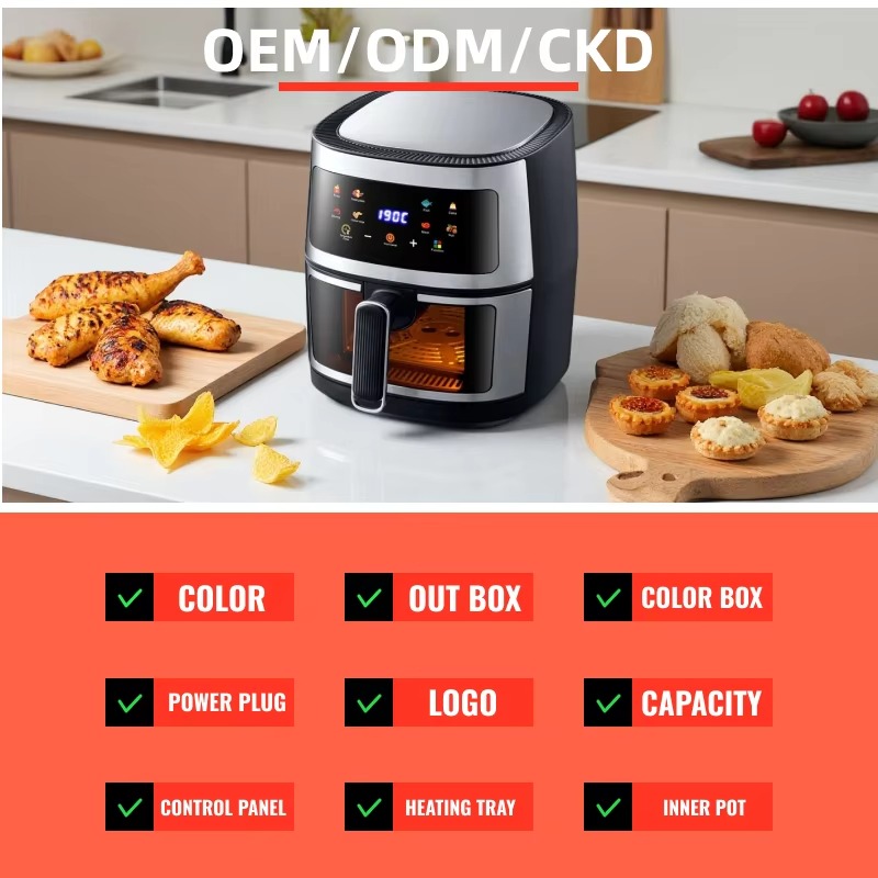 Wholesale 10L Black Air Fryer  - Healthy Snacks Food ulasan dan harga