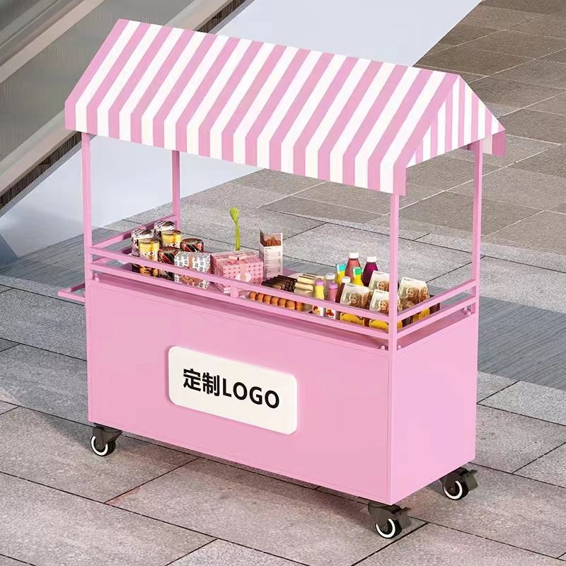 custom.Move Market Stall Cart  - Food Snacks To Sell ulasan dan harga
