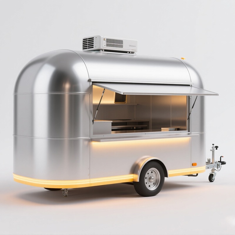 Mobile Snack Cart with Wheels  - Food Snacks To Sell ulasan dan harga
