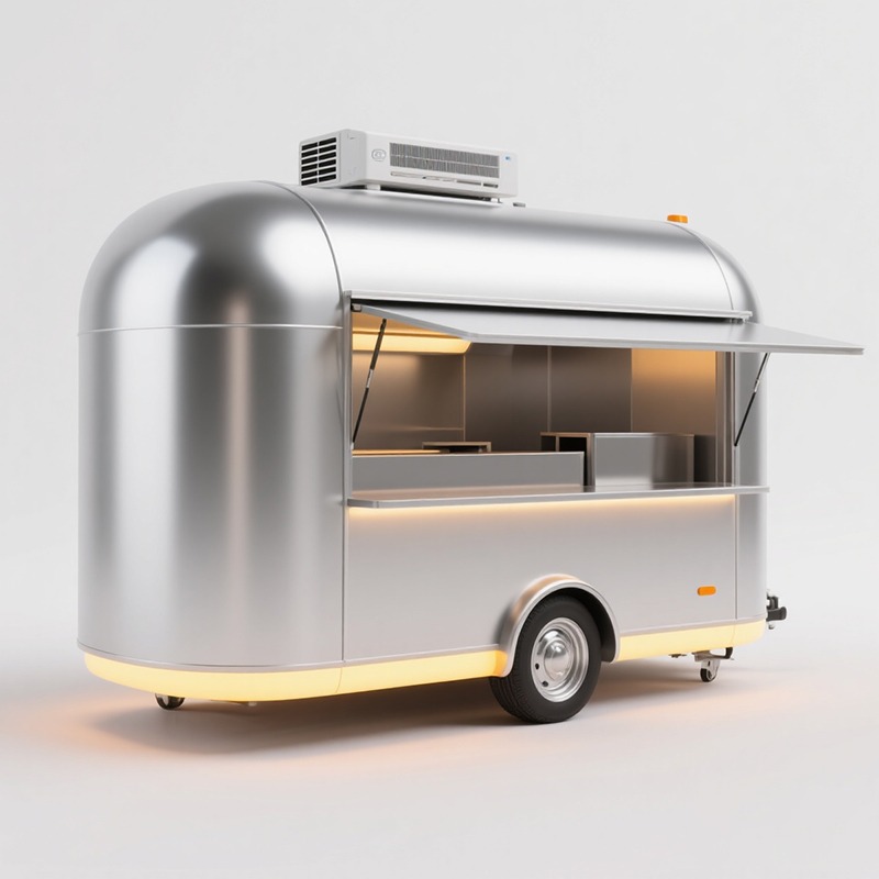 Mobile Snack Cart with Wheels  - Food Snacks To Sell ulasan dan harga