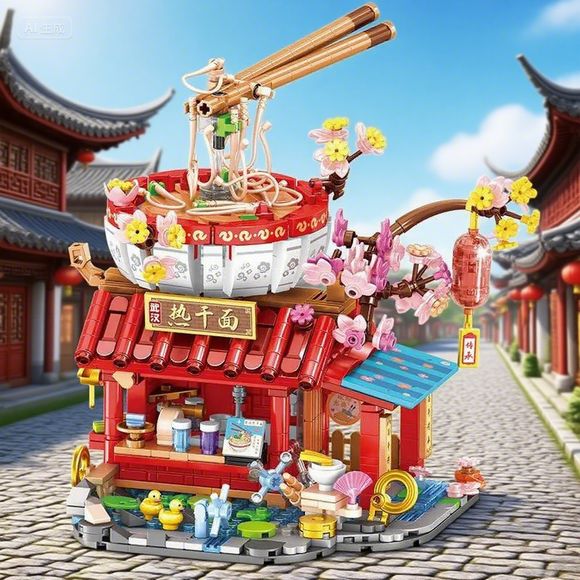 New Food Shops Building Blocks - Food Nation Snacks ulasan dan harga