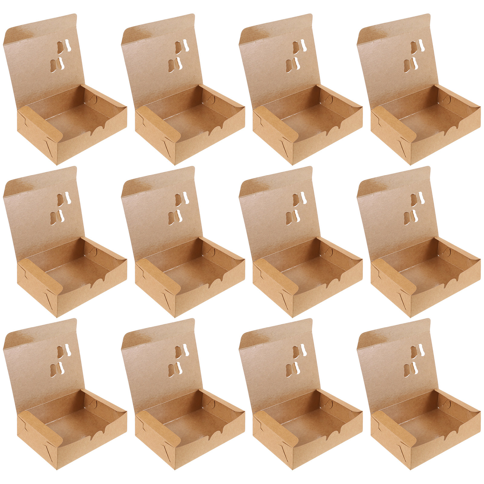 25Pcs Kraft Paper Fried Chicke - Food Packed Snacks ulasan dan harga