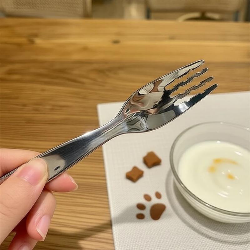 Compact Stainless Spoon And Fo - Food Snacks Ideas For Kids ulasan dan harga