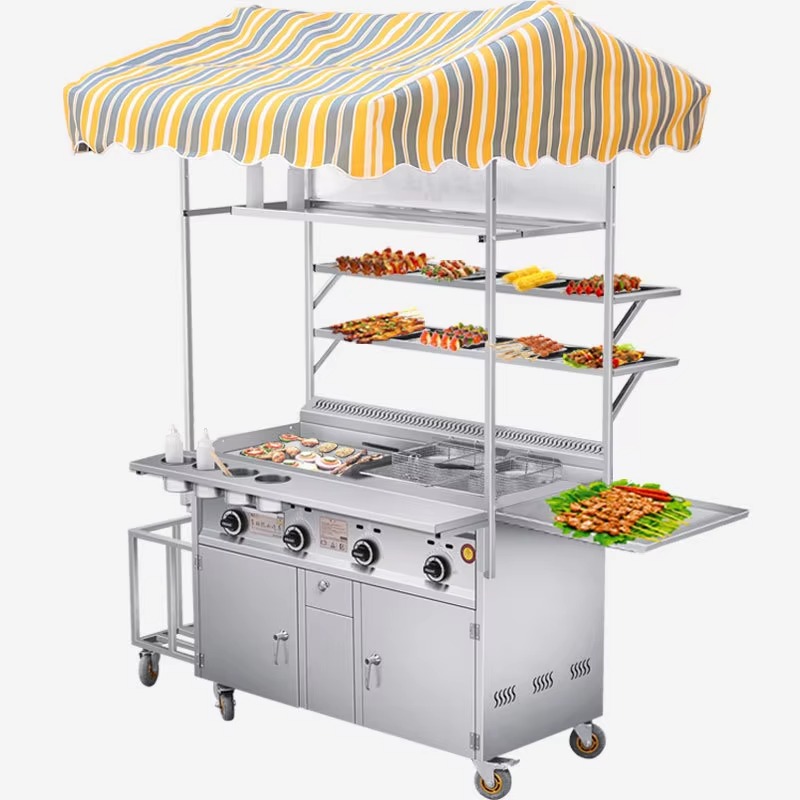 Gas-powered mobile snack cart  - Food Snacks To Sell ulasan dan harga