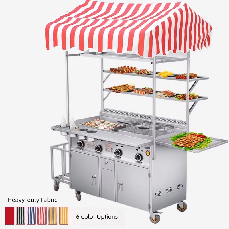 Gas-powered mobile snack cart  - Food Snacks To Sell ulasan dan harga
