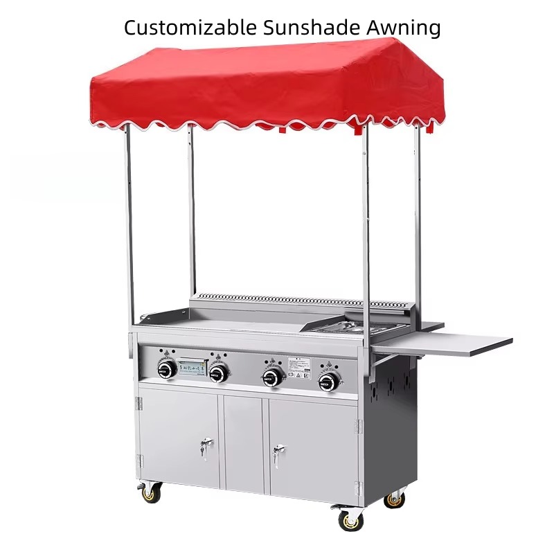 Gas-powered mobile snack cart  - Food Snacks To Sell ulasan dan harga